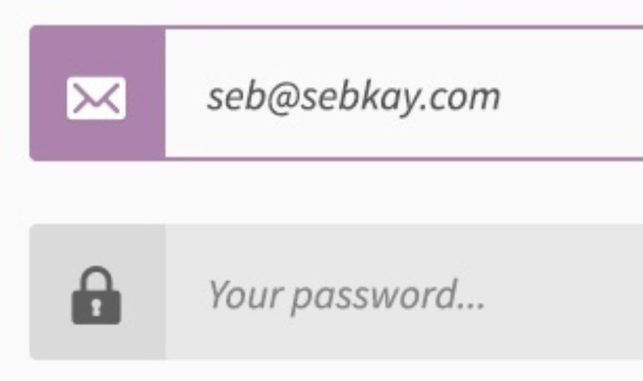 Purple Themed Login Form