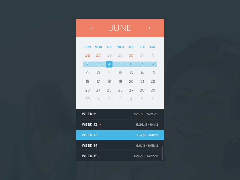 Calendar + Missed Events