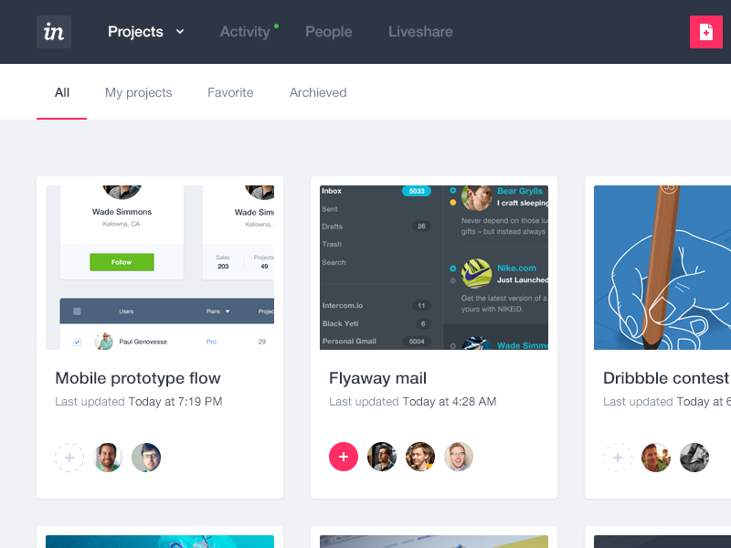 Invision app design evolution by Frantisek Kusovsky