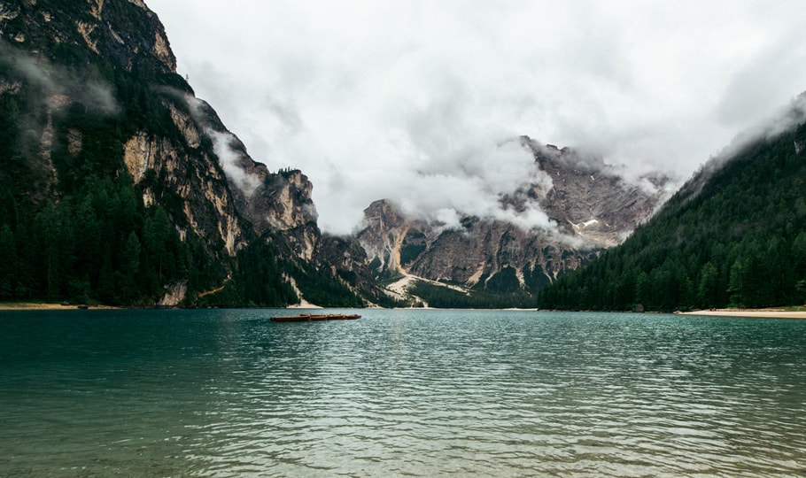 Tropical river and mountains wallpapers