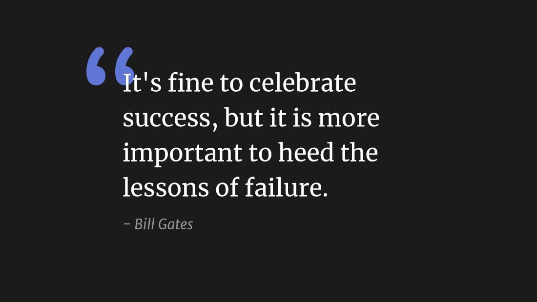 "It's fine to celebrate success, but it's more important to heed the lessons of failure" wallpaper