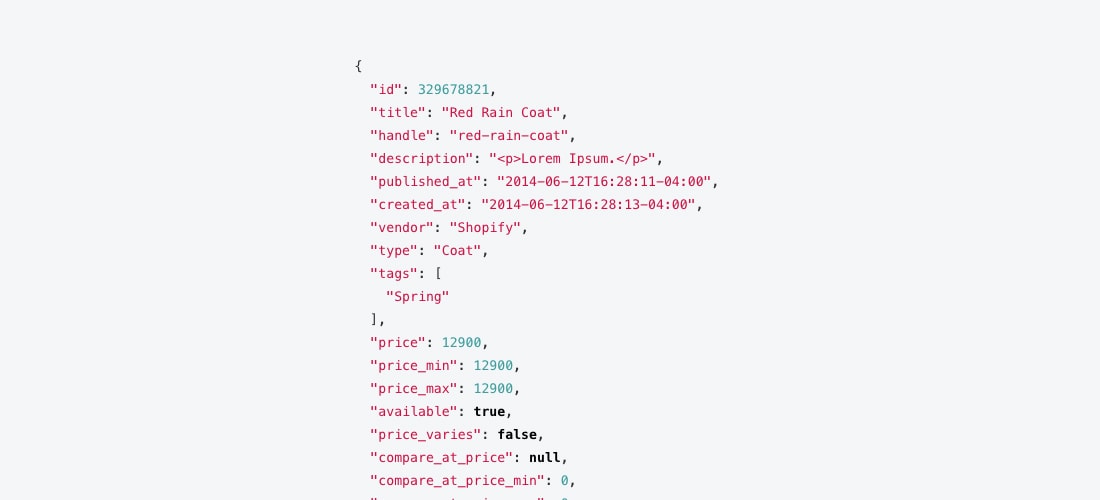 Code example of the Shopify AJAX API